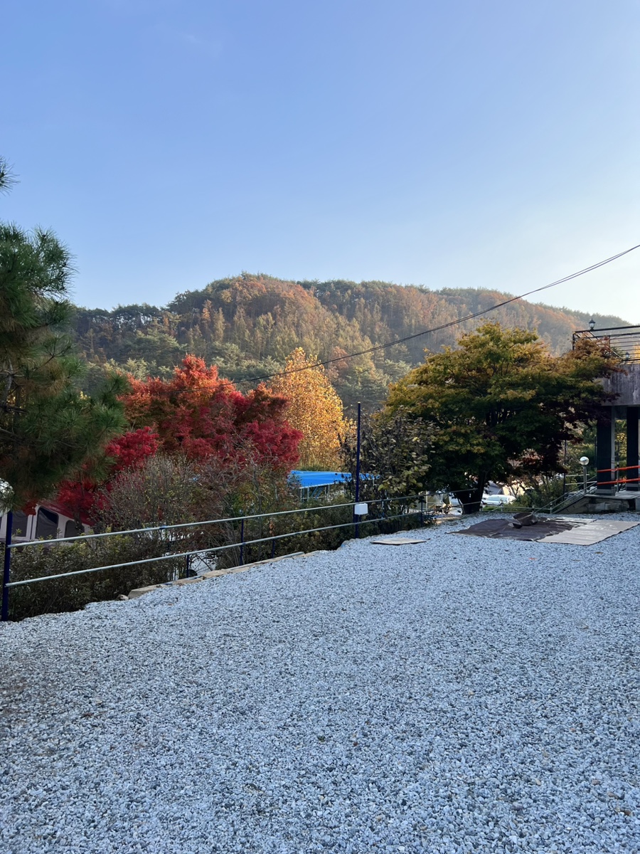 시골학교캠핑장 이미지