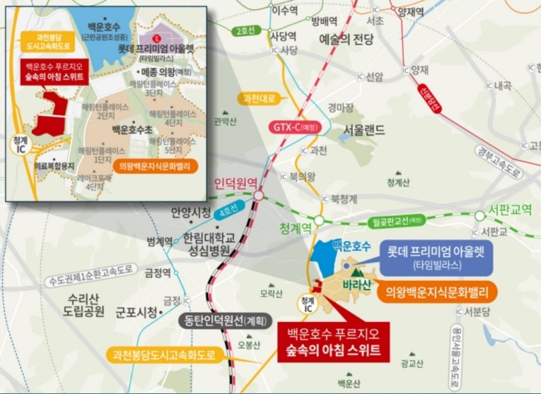 백운산숲속의아침 이미지