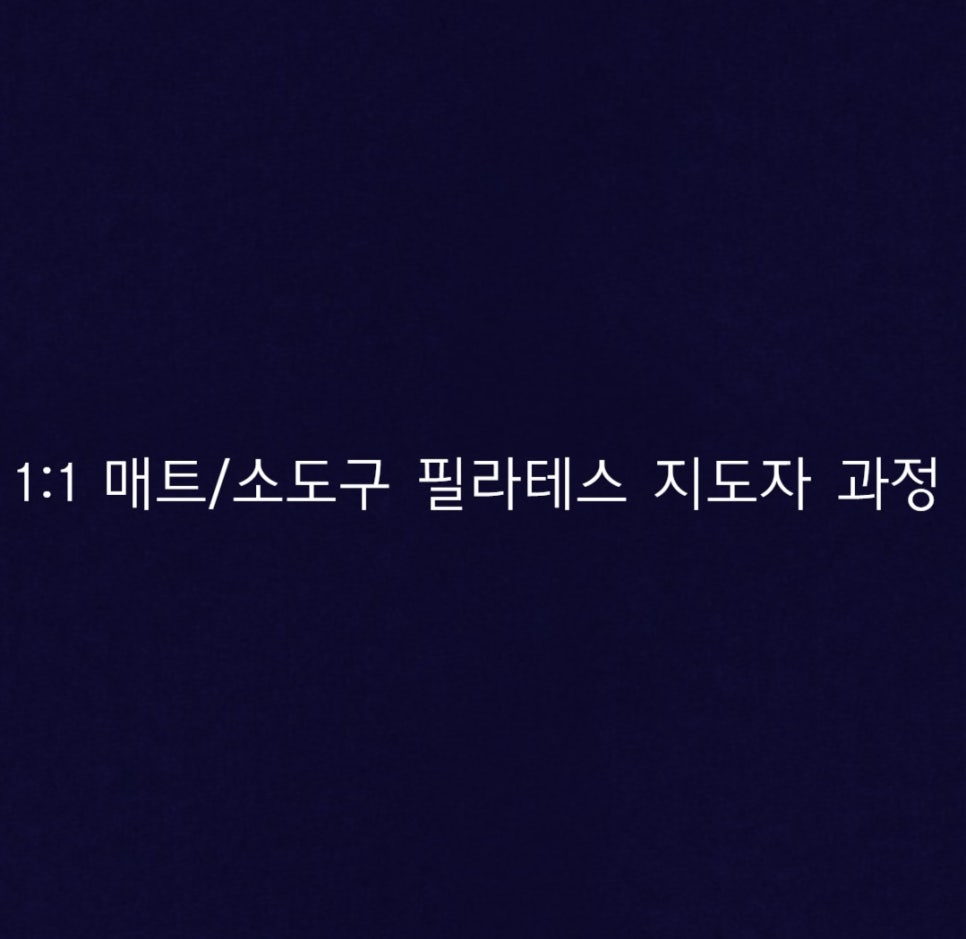 대한필라테스지도자연맹 이미지