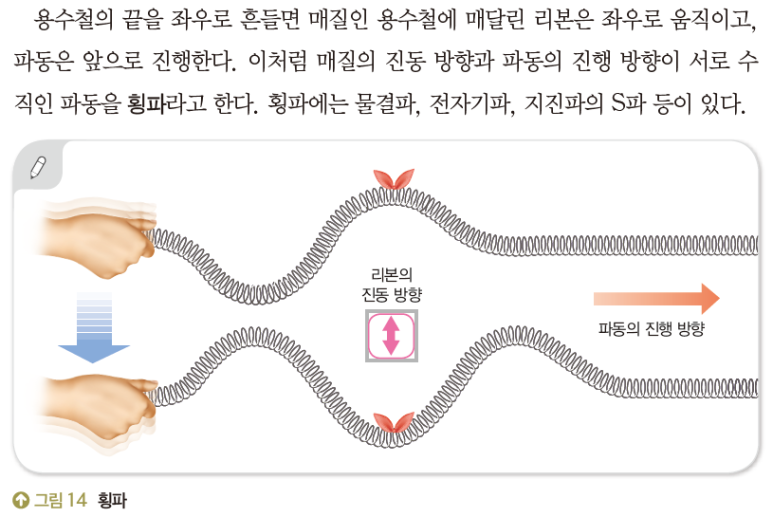 파동의 종류: 횡파, 종파, 표면파 : 네이버 블로그