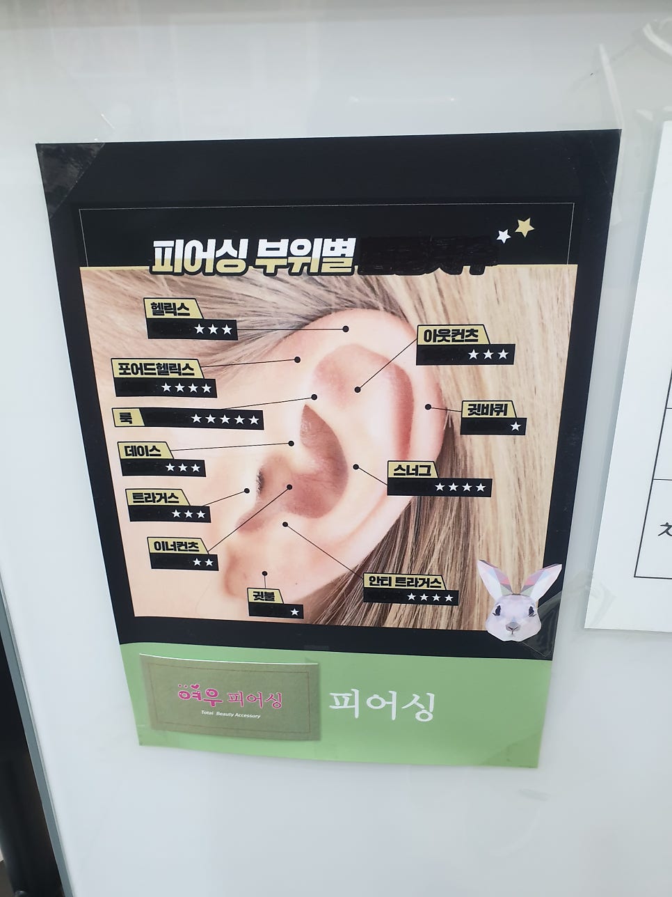 여우피어싱 이미지