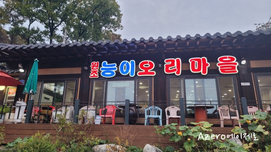 원조 능이 오리 마을 이미지