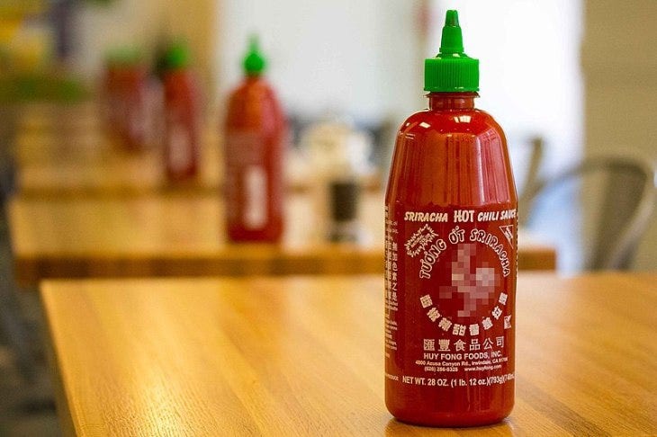 스리라차(SRIRACHA) 이미지