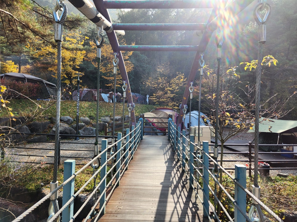 다리안관광지 데크야영장 이미지