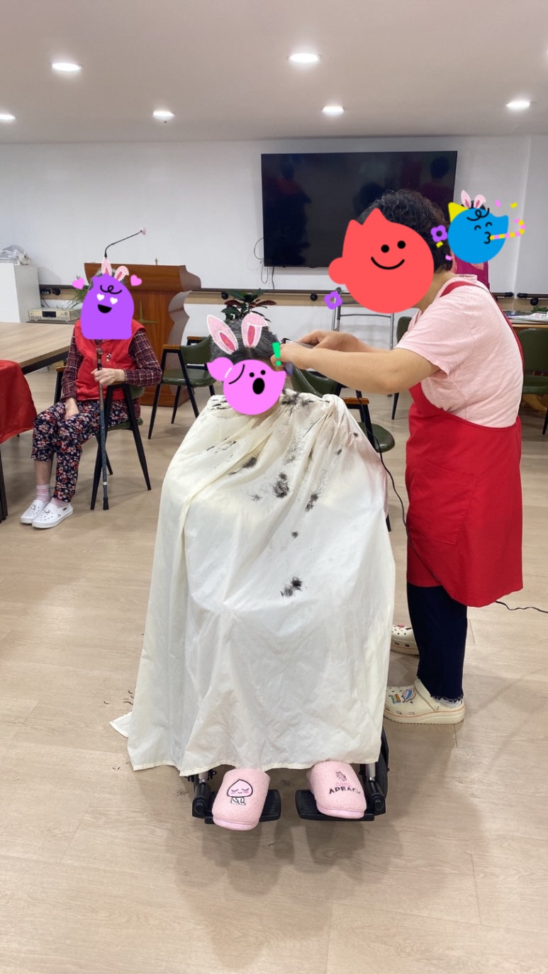 봄꽃헤어 이미지