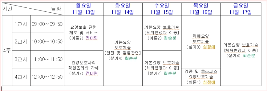 행운목요양보호사교육원 이미지