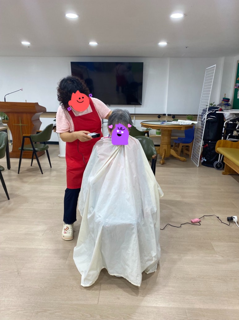 봄꽃헤어 이미지