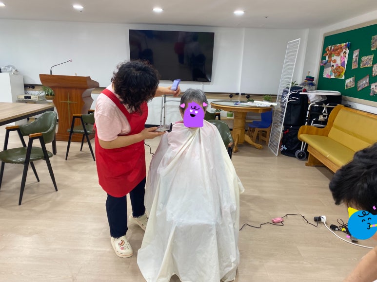 봄꽃헤어 이미지