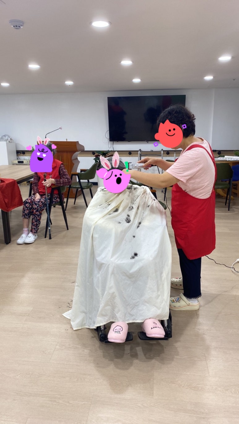 봄꽃헤어 이미지