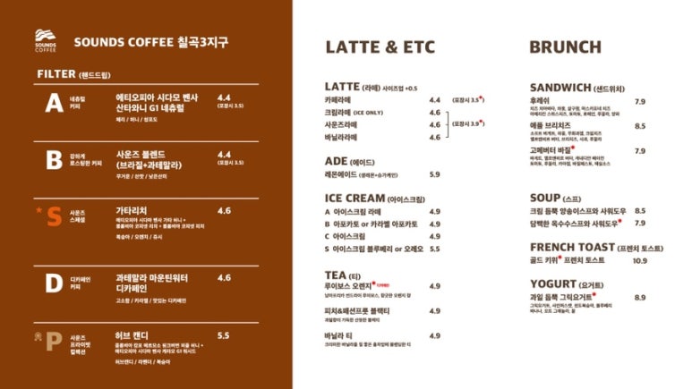 칠곡커피 이미지