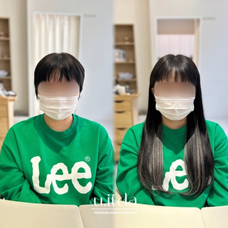 잇다 붙임머리 이미지