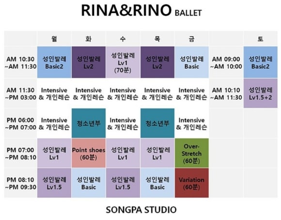 리나발레학원 이미지