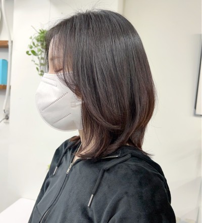 콤마헤어 이미지