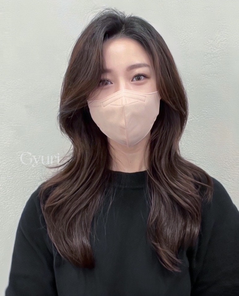 규리헤어라인 이미지