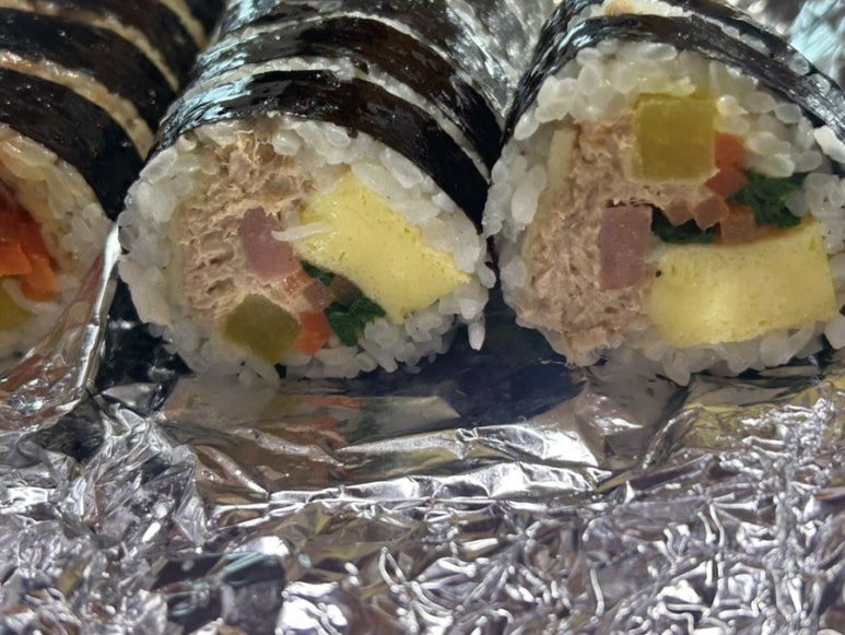 뽕꼬랑김밥 이미지