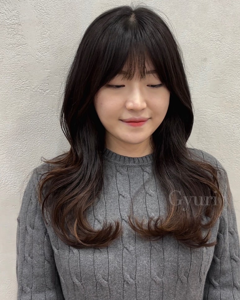 규리헤어라인 이미지