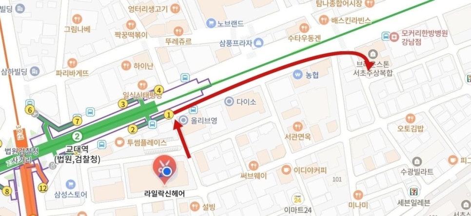 라일락신헤어 이미지
