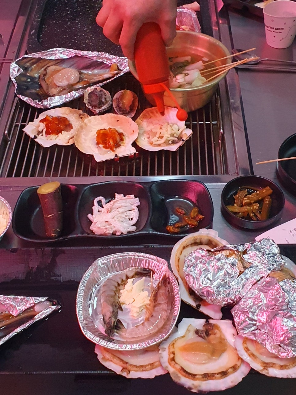 조개까묵고삼겹살꾸묵고 이미지
