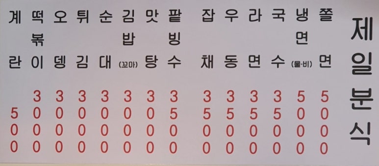 시장사거리분식 이미지