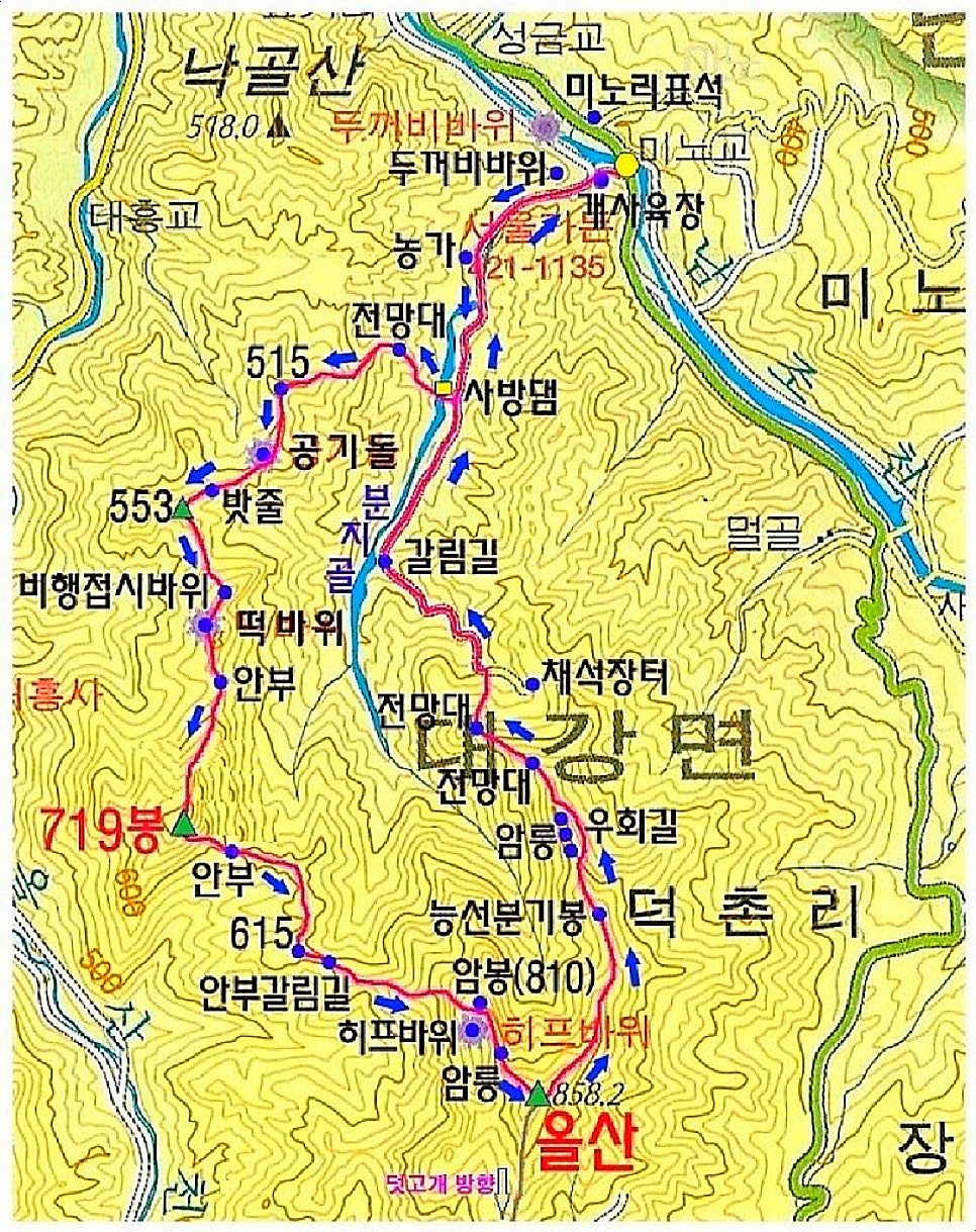 올산 조망 이미지