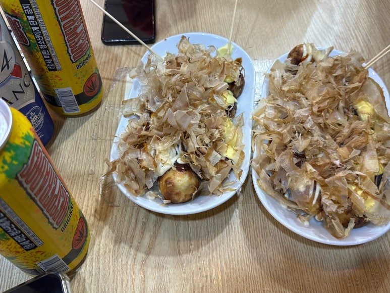타코야키와맥주 이미지