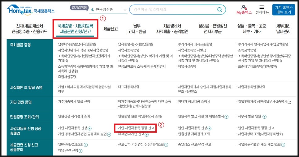 중고 상품 소매업 이미지