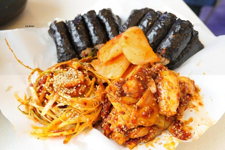 통영충무김밥 이미지