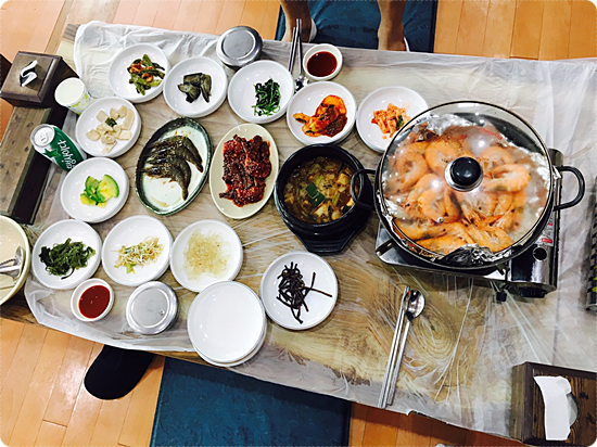 시골밥상 이미지