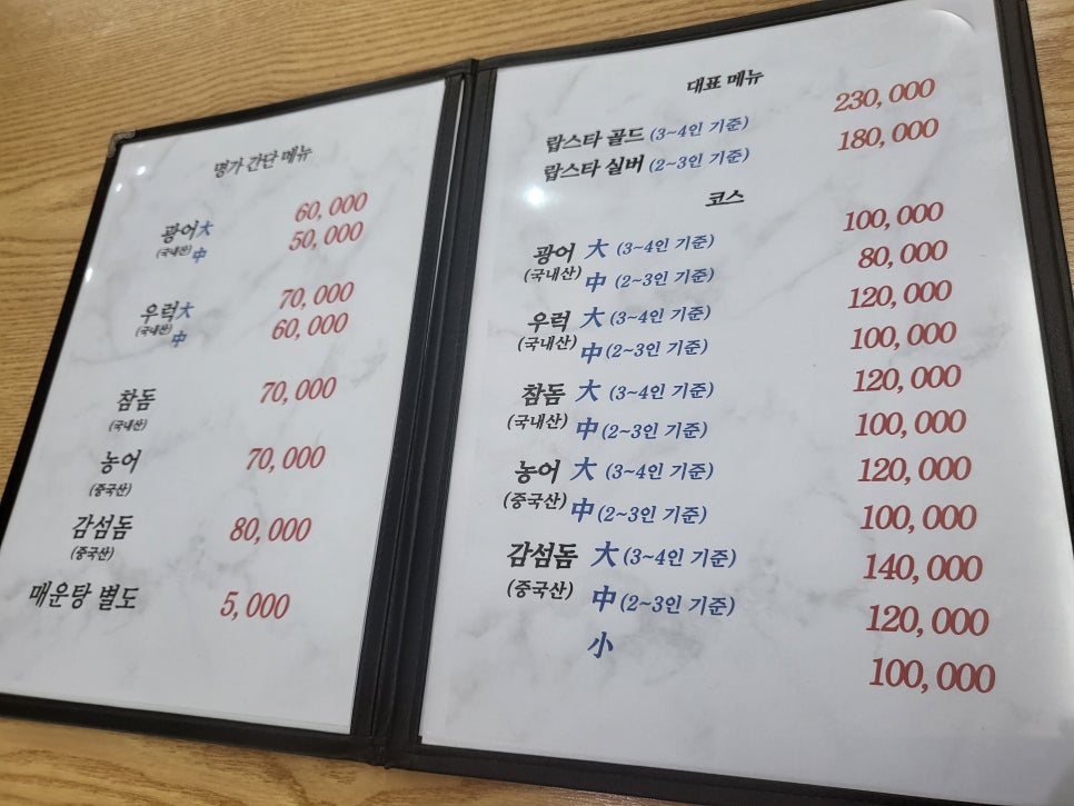 일등횟집 이미지