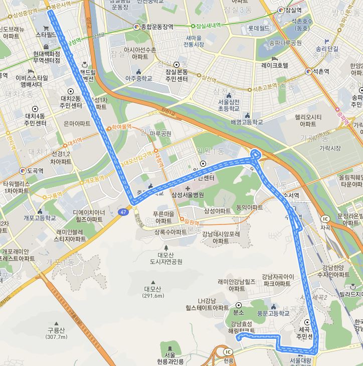 삼성래미안 동문 앞 이미지