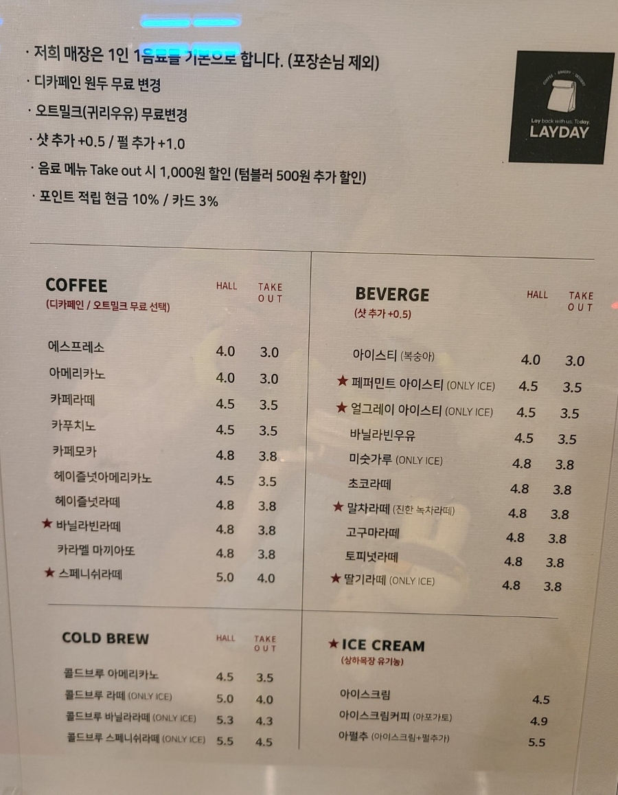 레이데이커피 이미지