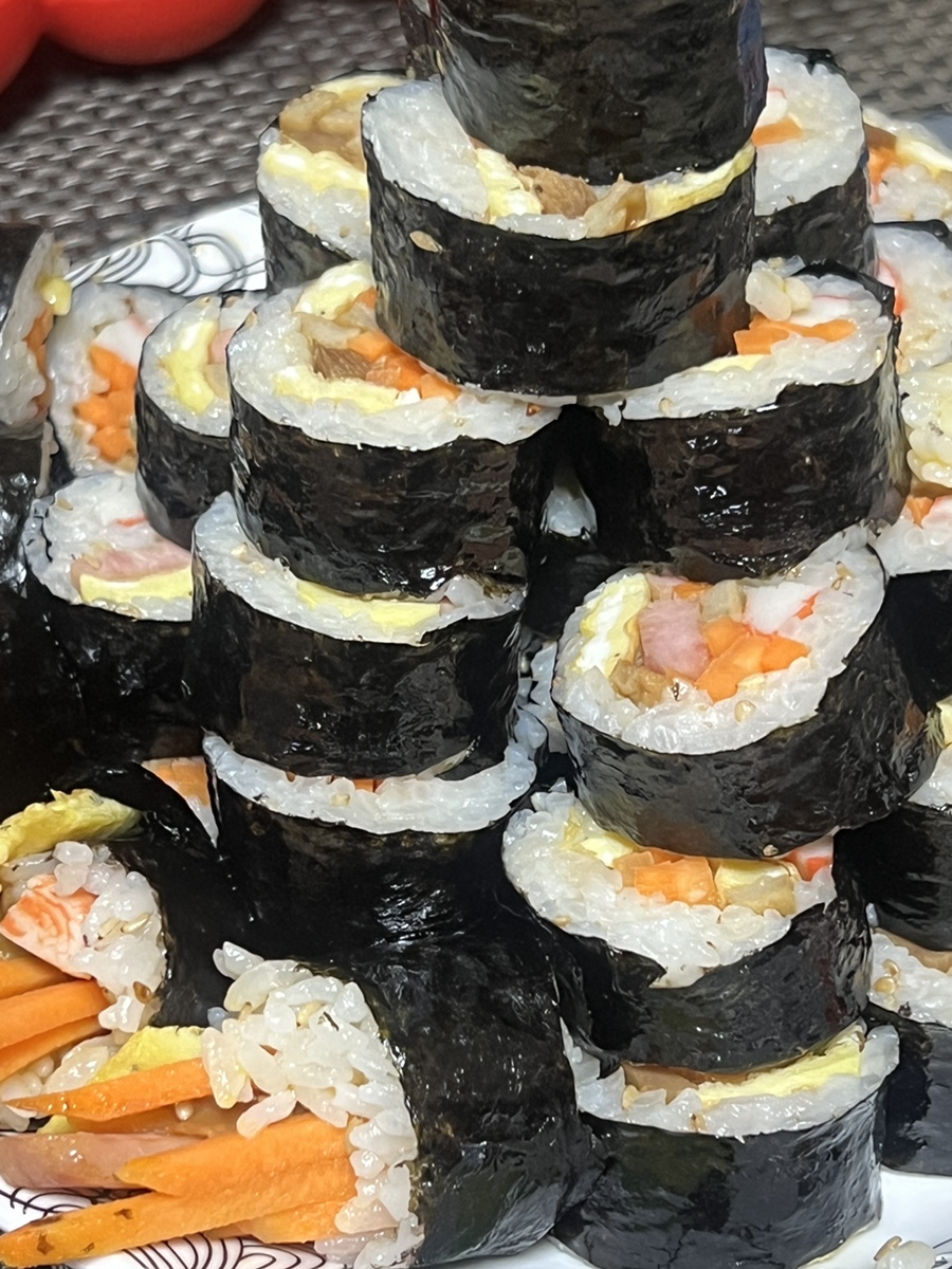 포리김밥 이미지