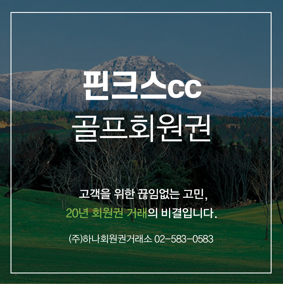 (주)하나회원권거래소 이미지