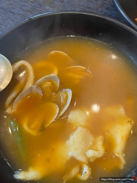 참바지락칼제비 이미지