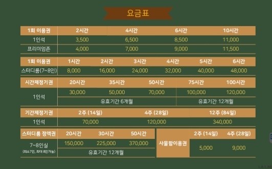 위너스터디카페 이미지
