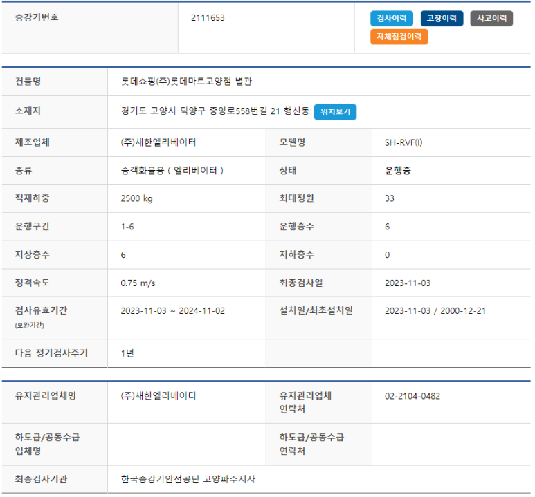 (주)새한엘리베이터 이미지