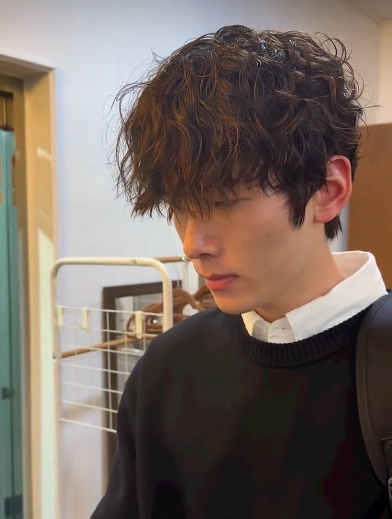 브라운 맨즈헤어 이미지