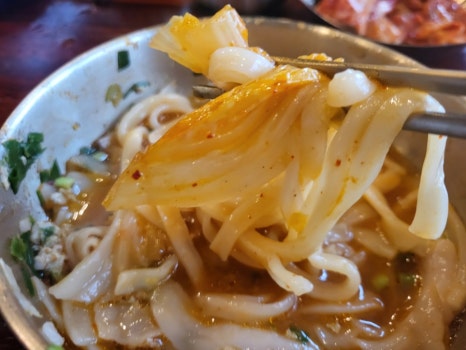 오투 냉면,보쌈 이미지