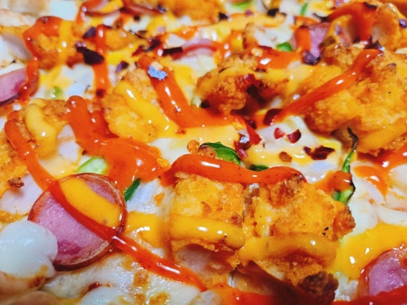 마라치킨피자 이미지