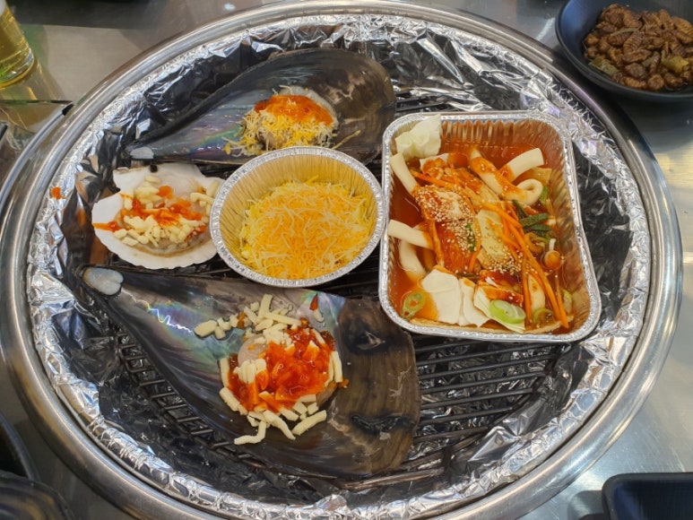 조개시장 이미지