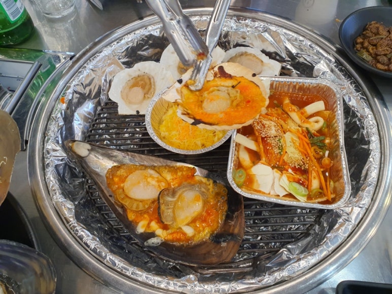조개시장 이미지