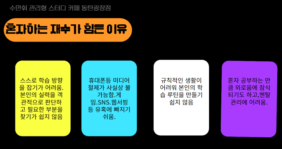 수만휘관리형스터디카페동탄 이미지