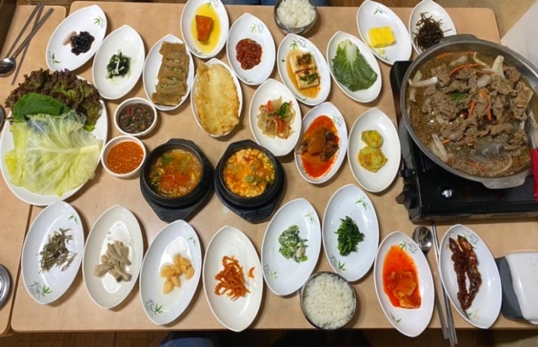 시골쌈밥 이미지