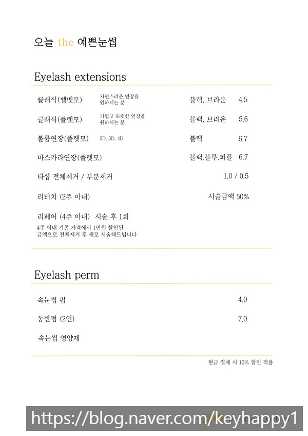 오늘the예쁜눈썹 이미지