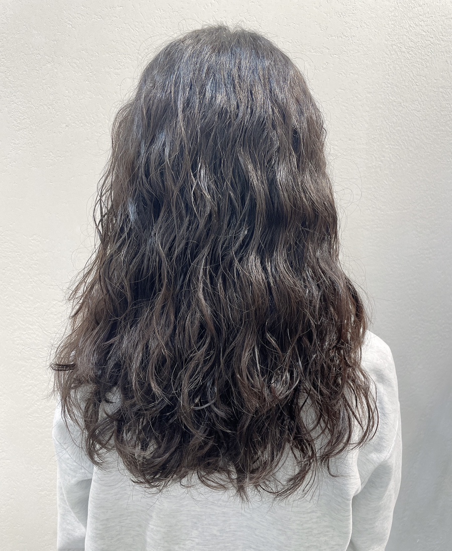 뽀글헤어 이미지