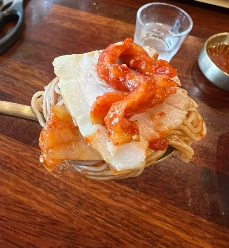 오투 냉면,보쌈 이미지