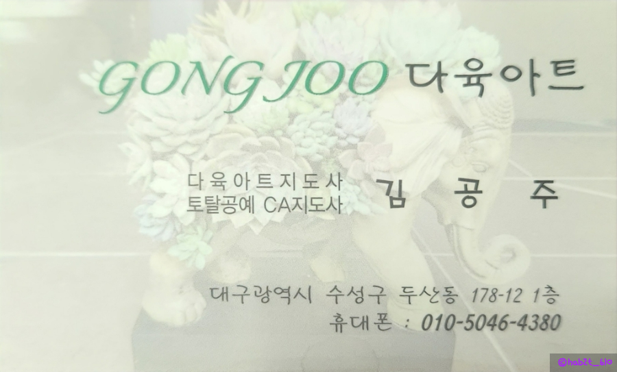 공주다육카페 이미지