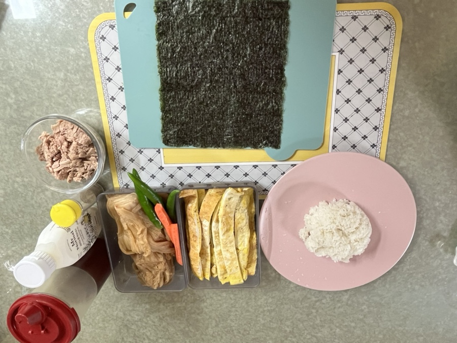 도식락김밥 이미지