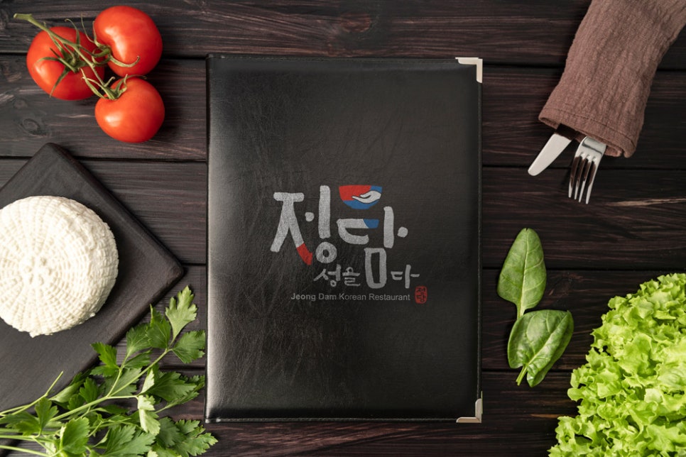 정담캘리그라피 이미지