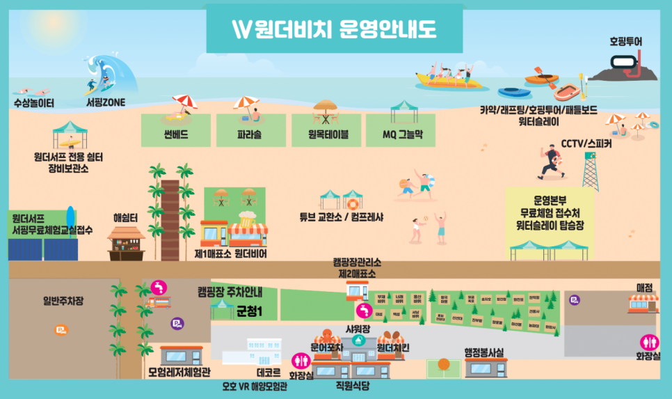 뮤지엄비치캠프 이미지